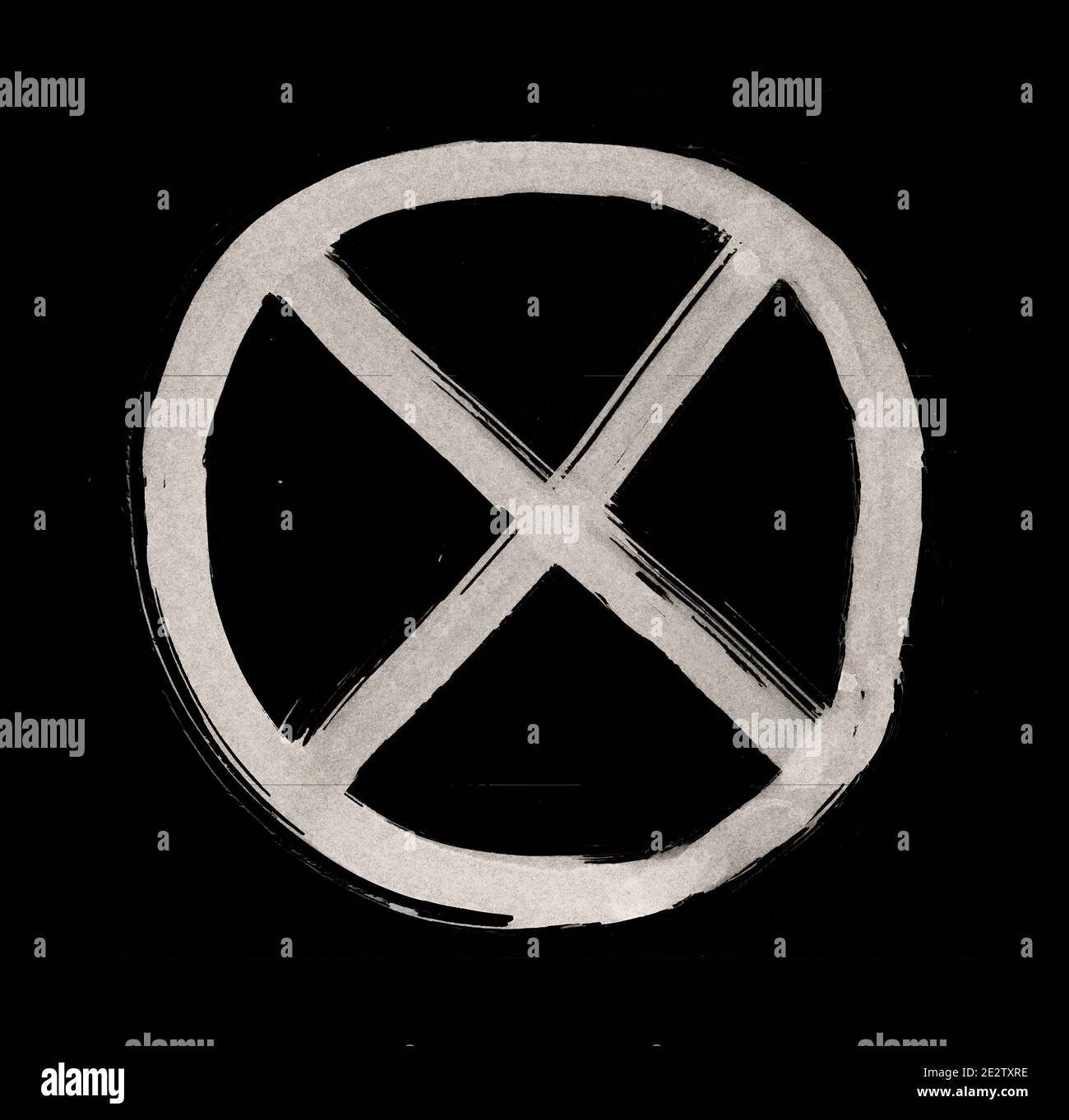 Hobo Sign - 005 - Chance For Food - Good OK Here Inverted Stock Photo ...