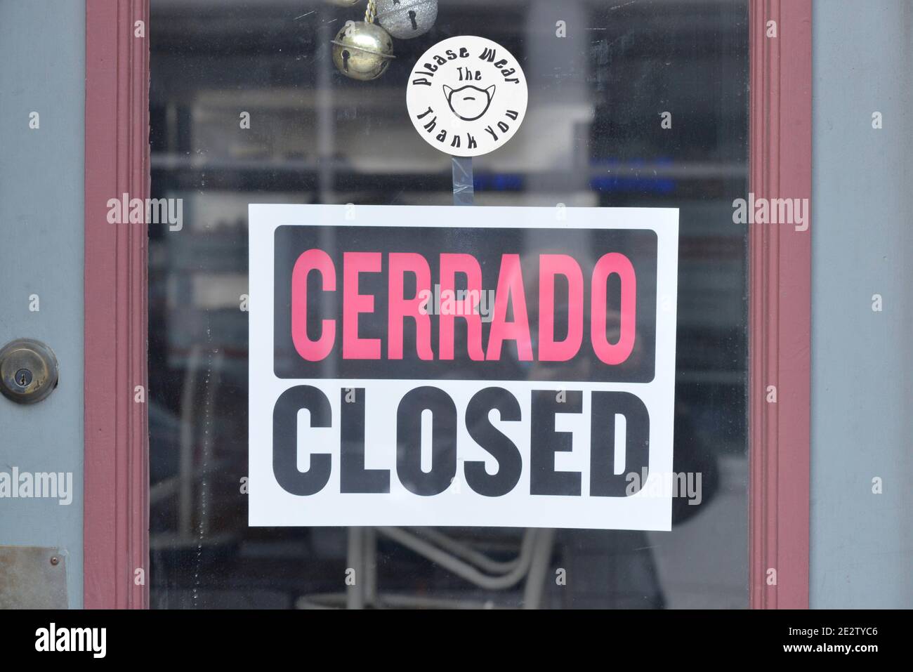 January 13, 2021, Hudson, Massachusetts, U.S: During hard economic times many businesses have closed on Main Street in Hudson, Massachusetts. (Credit Image: © Kenneth Martin/ZUMA Wire) Stock Photo