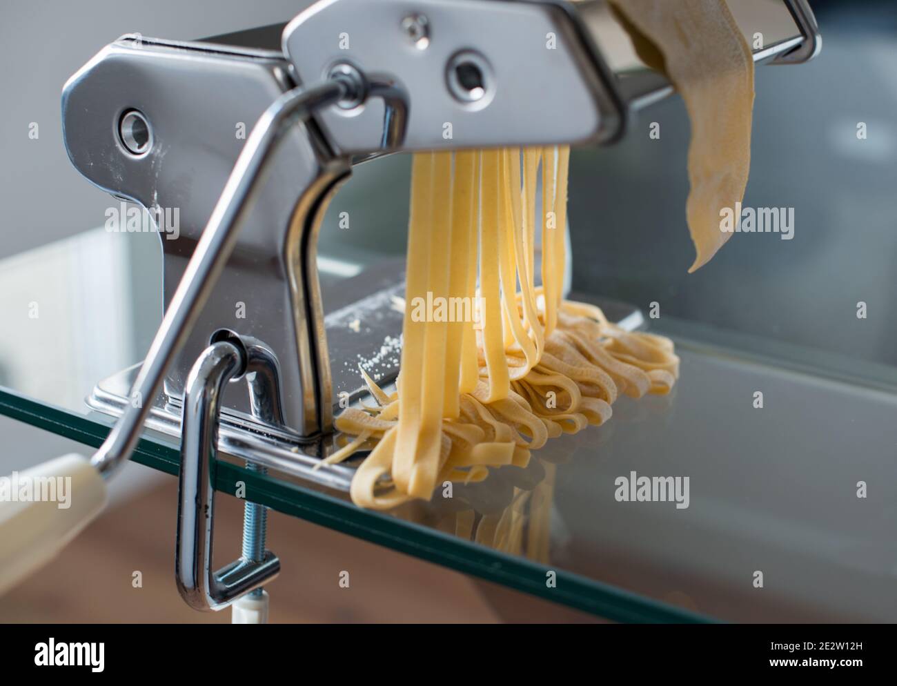 Machine to make pasta at home Stock Photo Alamy