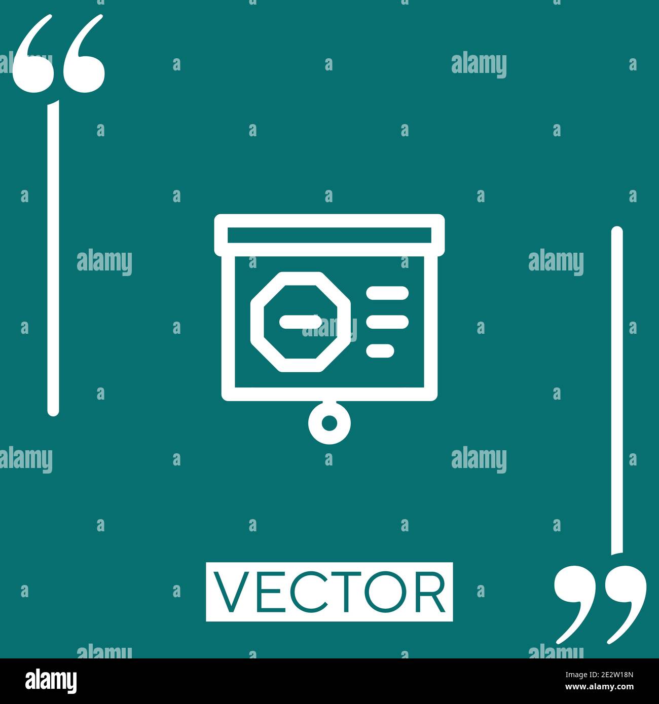 driving lessons vector icon Linear icon. Editable stroked line Stock Vector