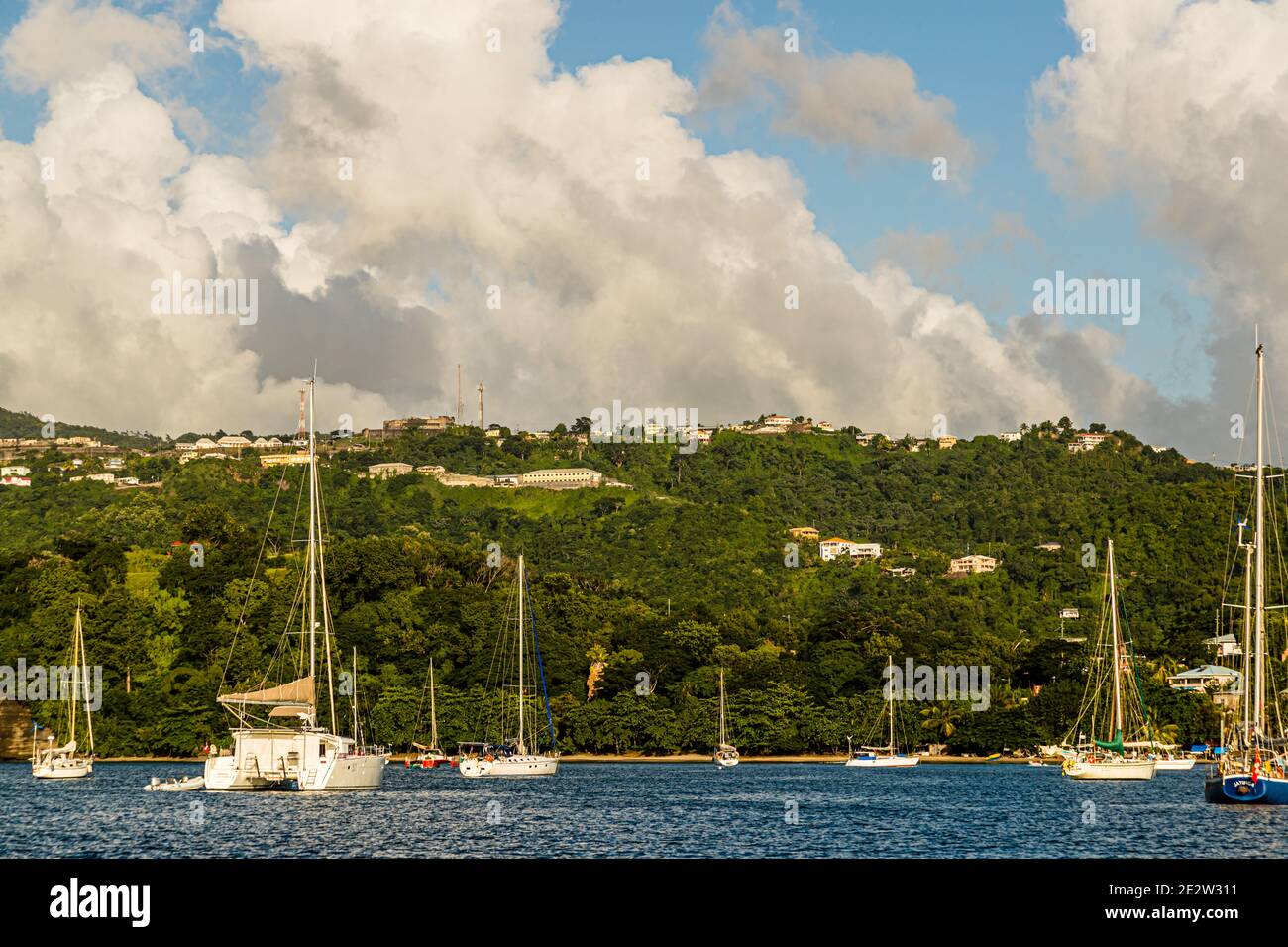 St. George’s, Capital of Grenada Stock Photo