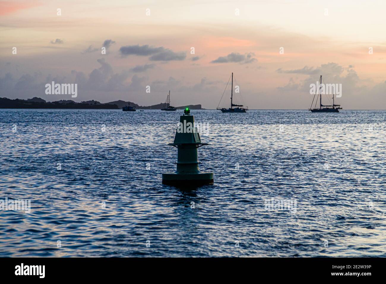 St. George’s, Capital of Grenada Stock Photo