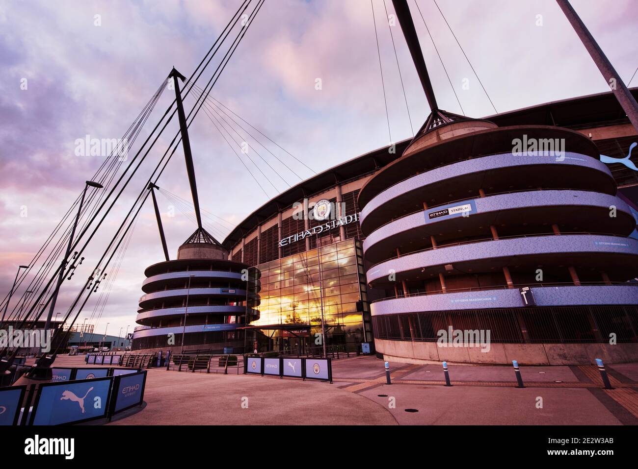 Etihad Stadium. Manchester, UK. Stock Photo