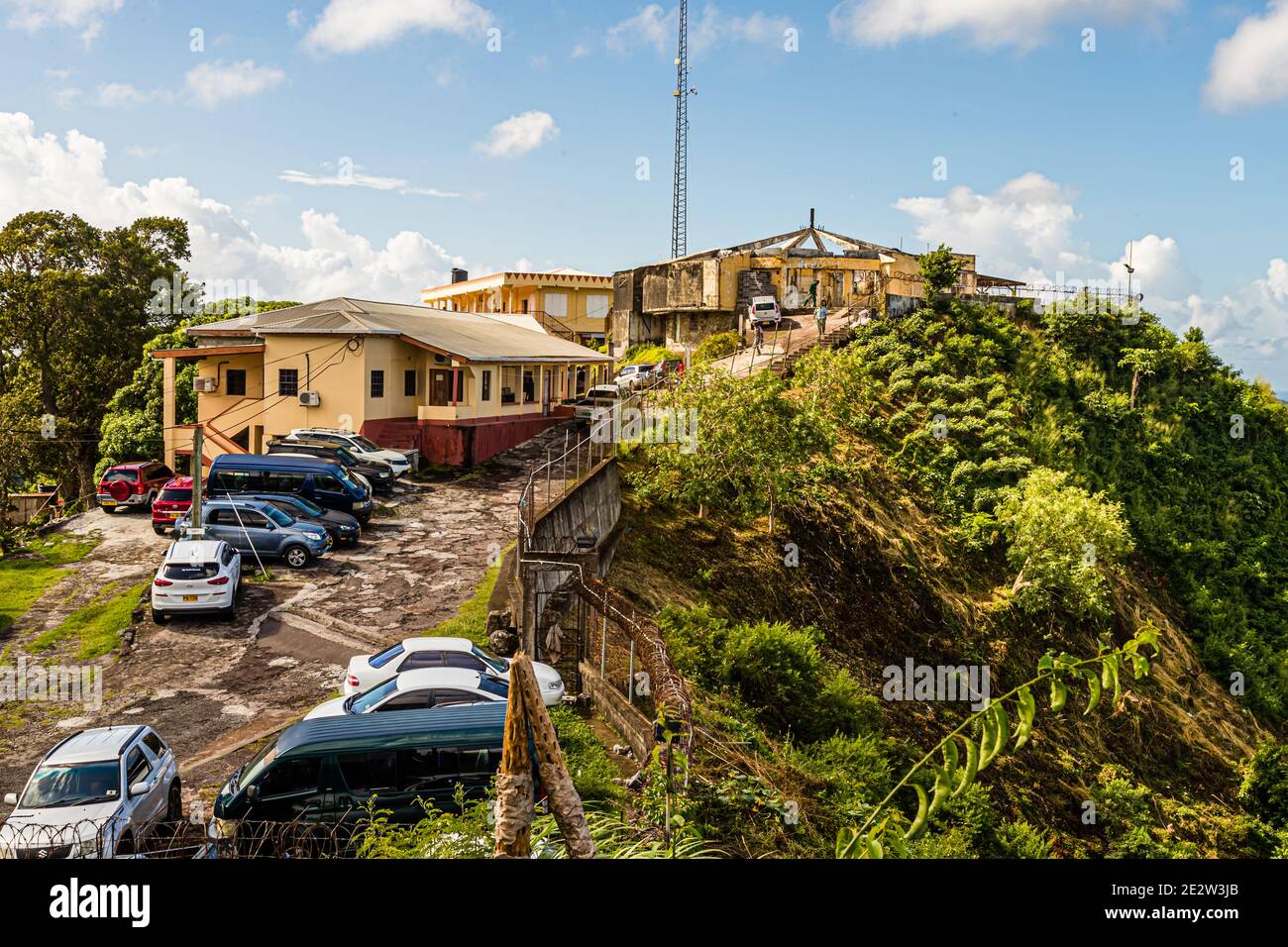 Richmond Hill Prison (her majesty's inn) is Grenada's State prison in Saint George's, capital city of Grenada Stock Photo