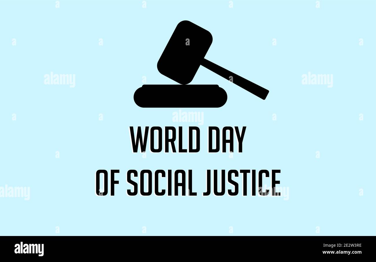 World Day Of Social Justice Vector Illustration Stock Vector Image