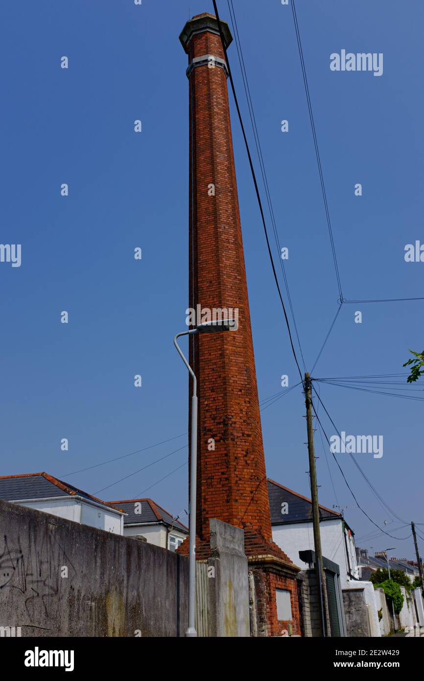 Victorian sewer stink pipe in Plymouth Stock Photo Alamy
