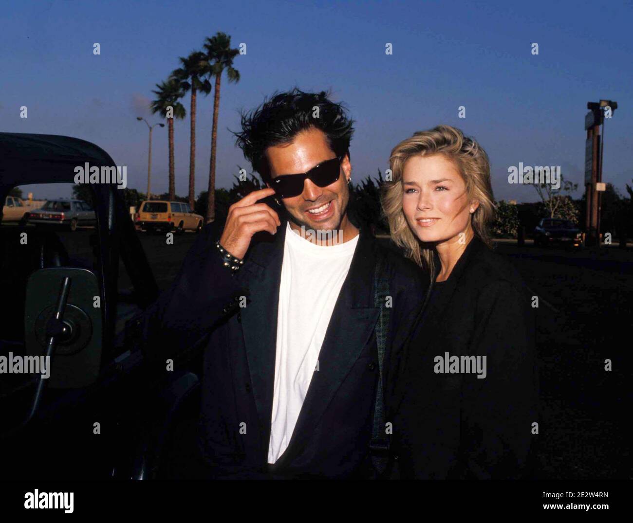 Richard Grieco And Kimber Sissons 1989 Credit Ralph Dominguez