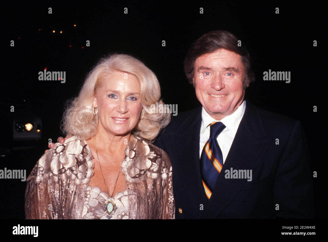 Mike Douglas With His Wife Genevieve Purnell Douglas 1979 Credit Ralph