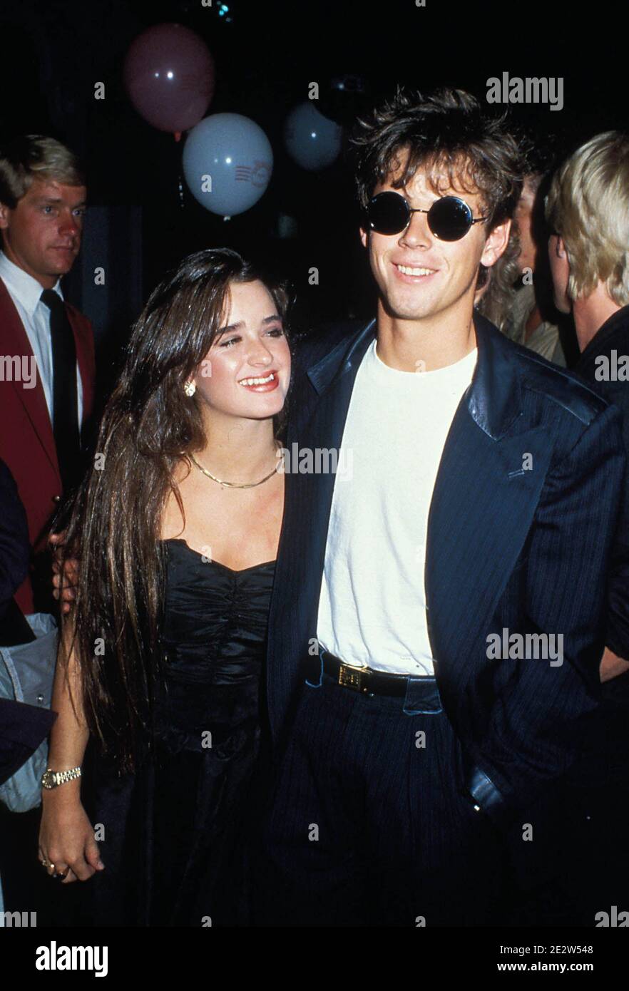 C Thomas Howell And Kyle Richards 1984 Credit Ralph Dominguez Mediapunch Stock Photo Alamy