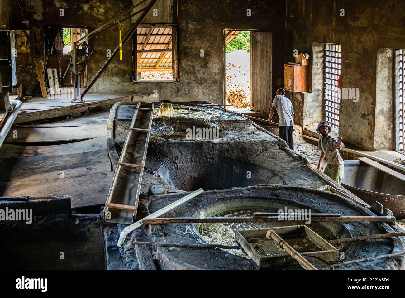 Antoine Rivers Rum Distillery, Saint Patrick, Grenada Stock Photo Alamy