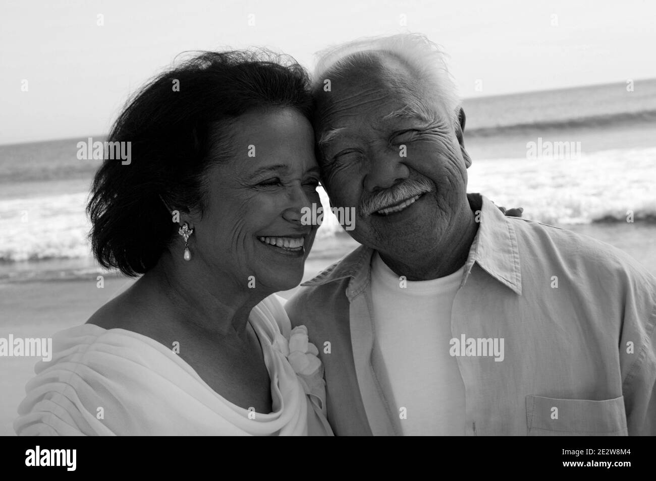 Senior woman boy Black and White Stock Photos & Images - Alamy