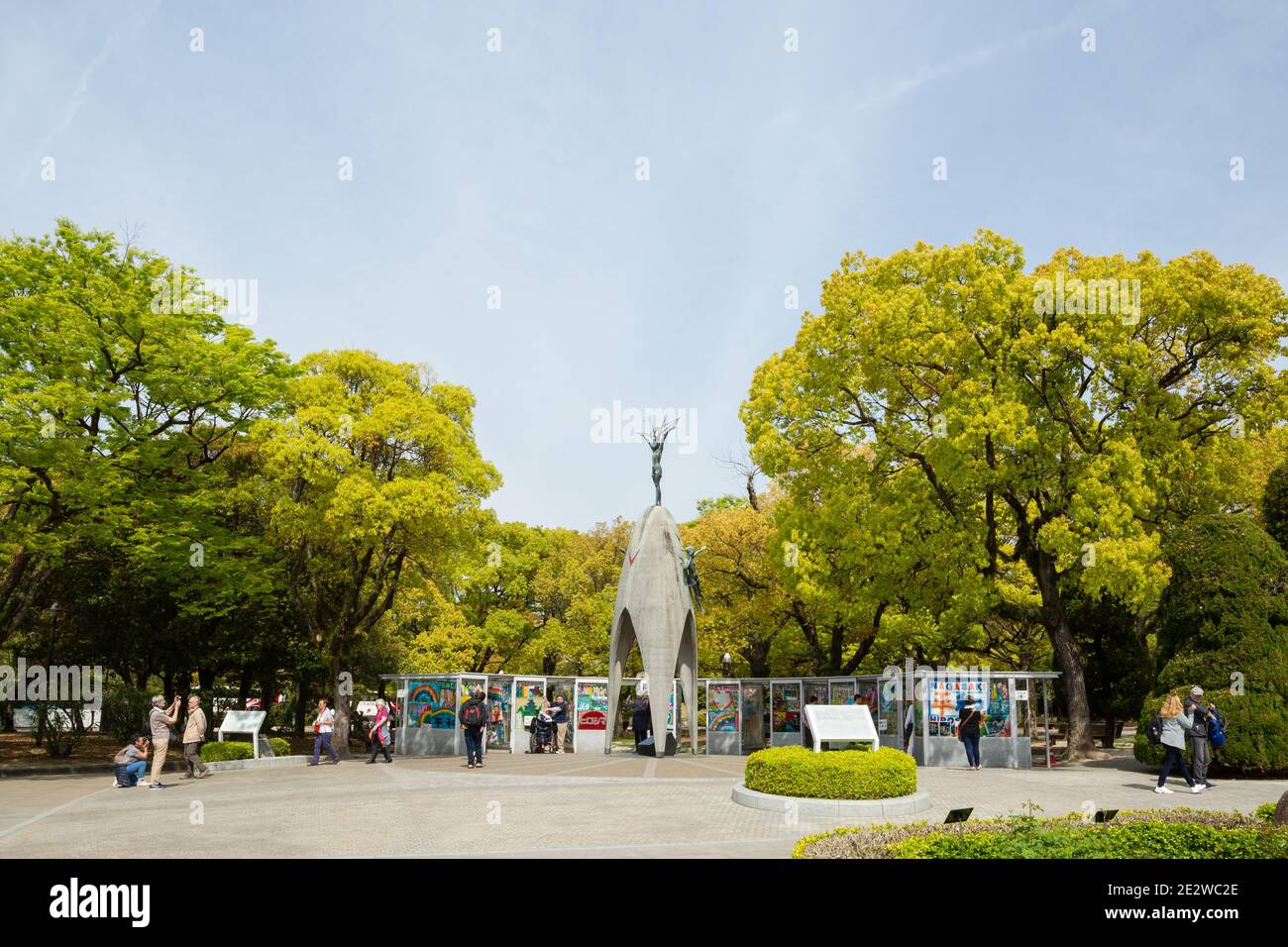 Children's Peace Monument, Hiroshima, Japan Stock Photo