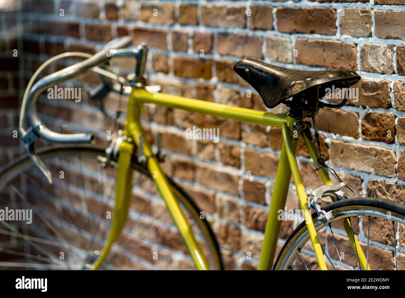 Retro yellow bike sale