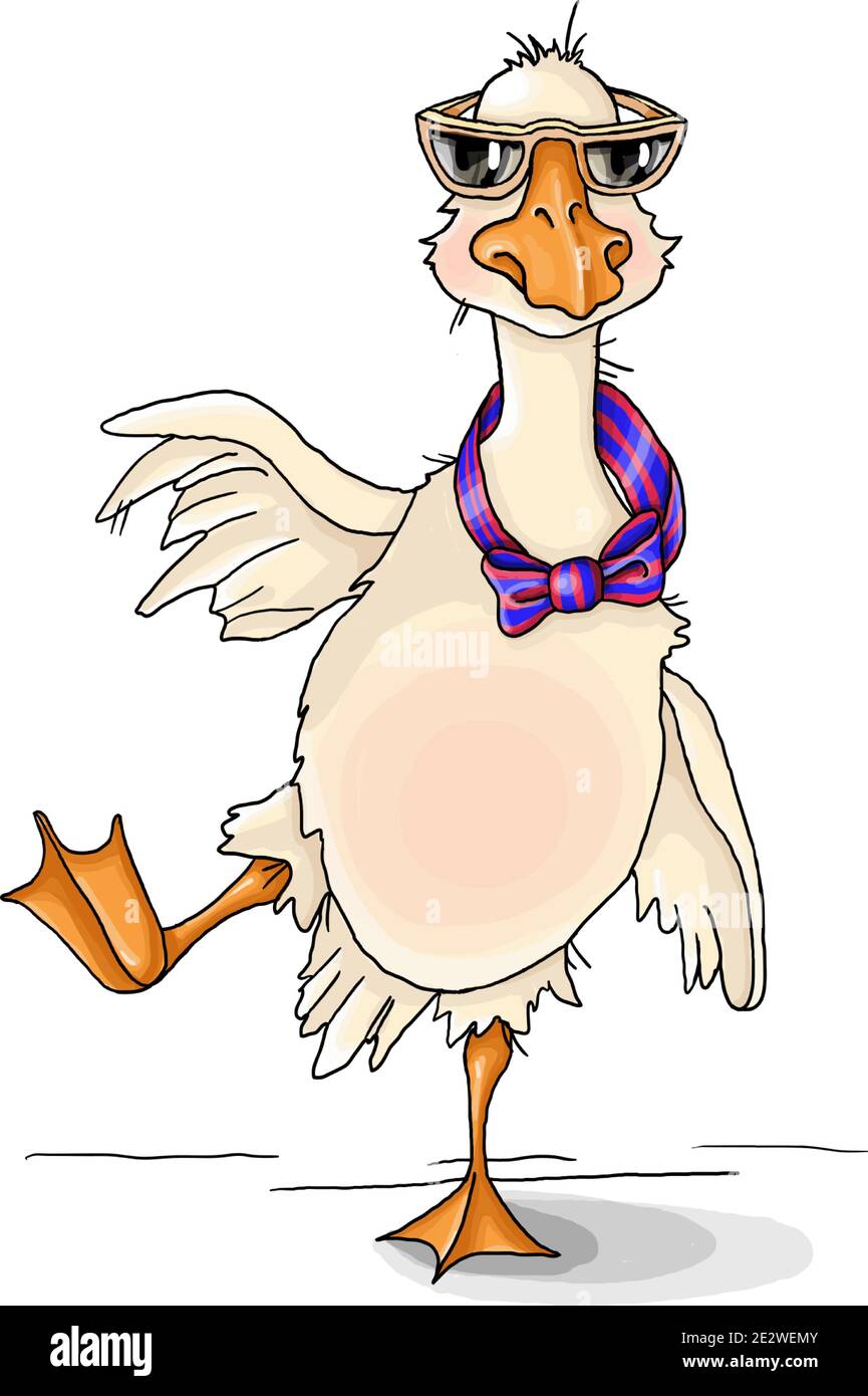 Goose long neck Stock Vector Images - Alamy