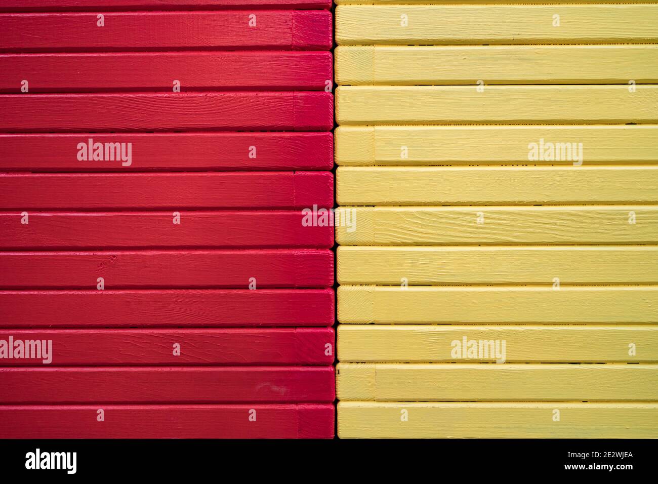 Red and yellow painted Wood wall for background and texture Stock Photo ...