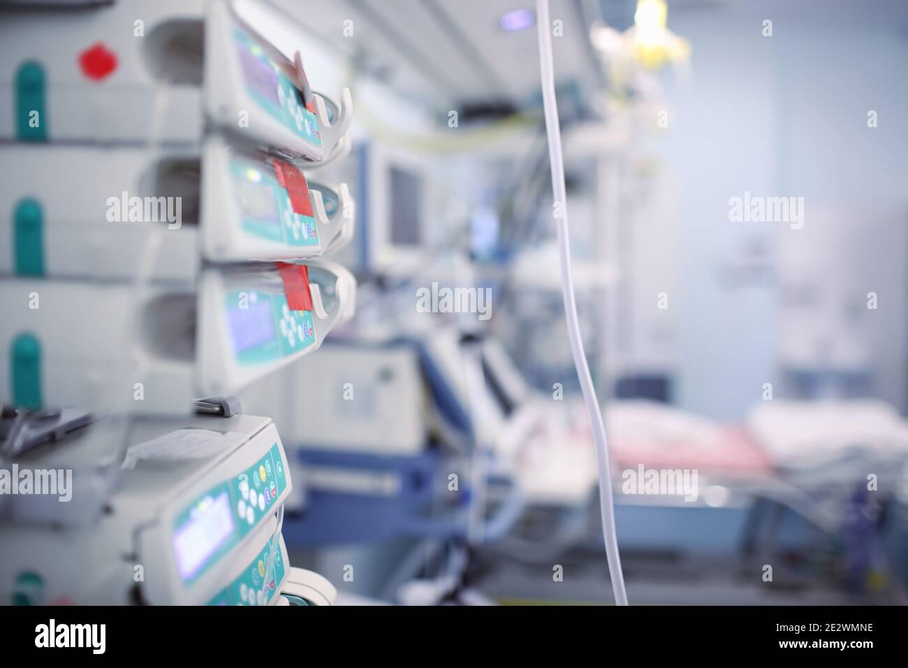 Emergency Ultrasound Of The Patient In The ICU Stock Photo, Picture and  Royalty Free Image. Image 17691434.