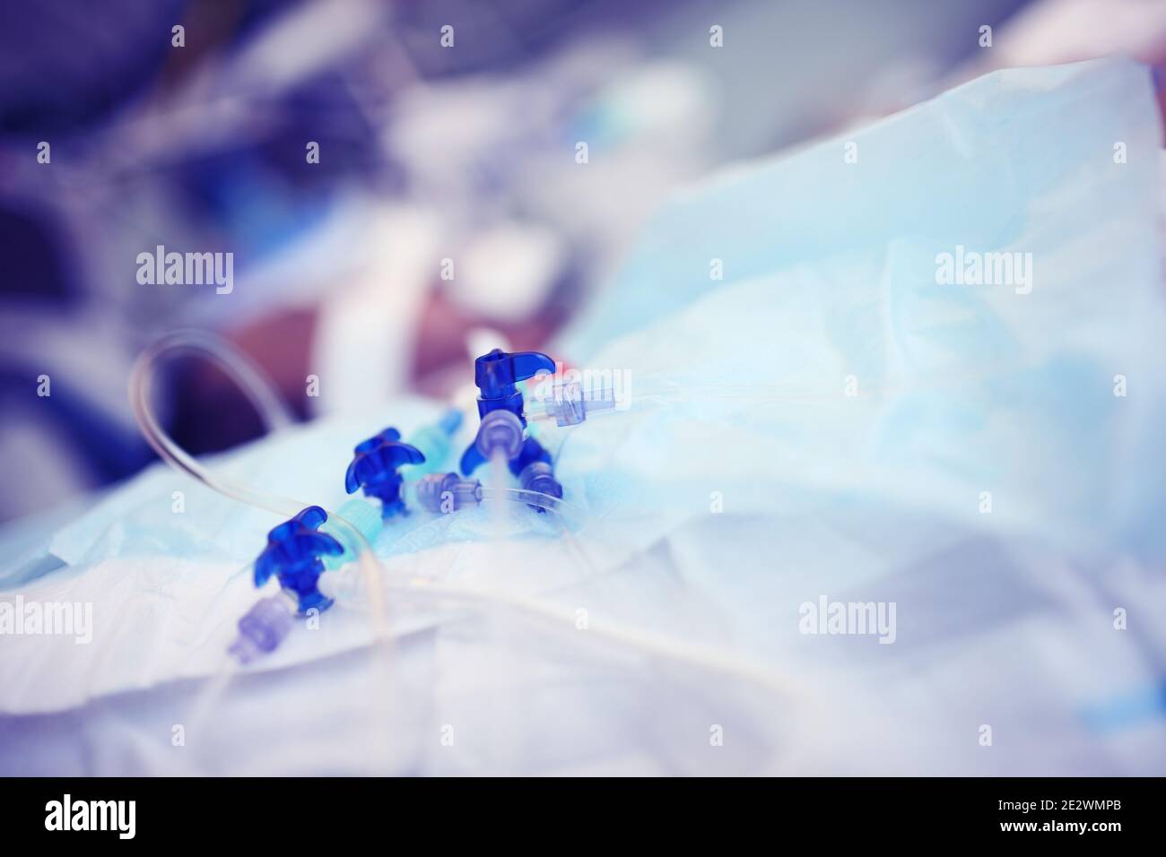 Group of intravenous catheter valves Stock Photo Alamy