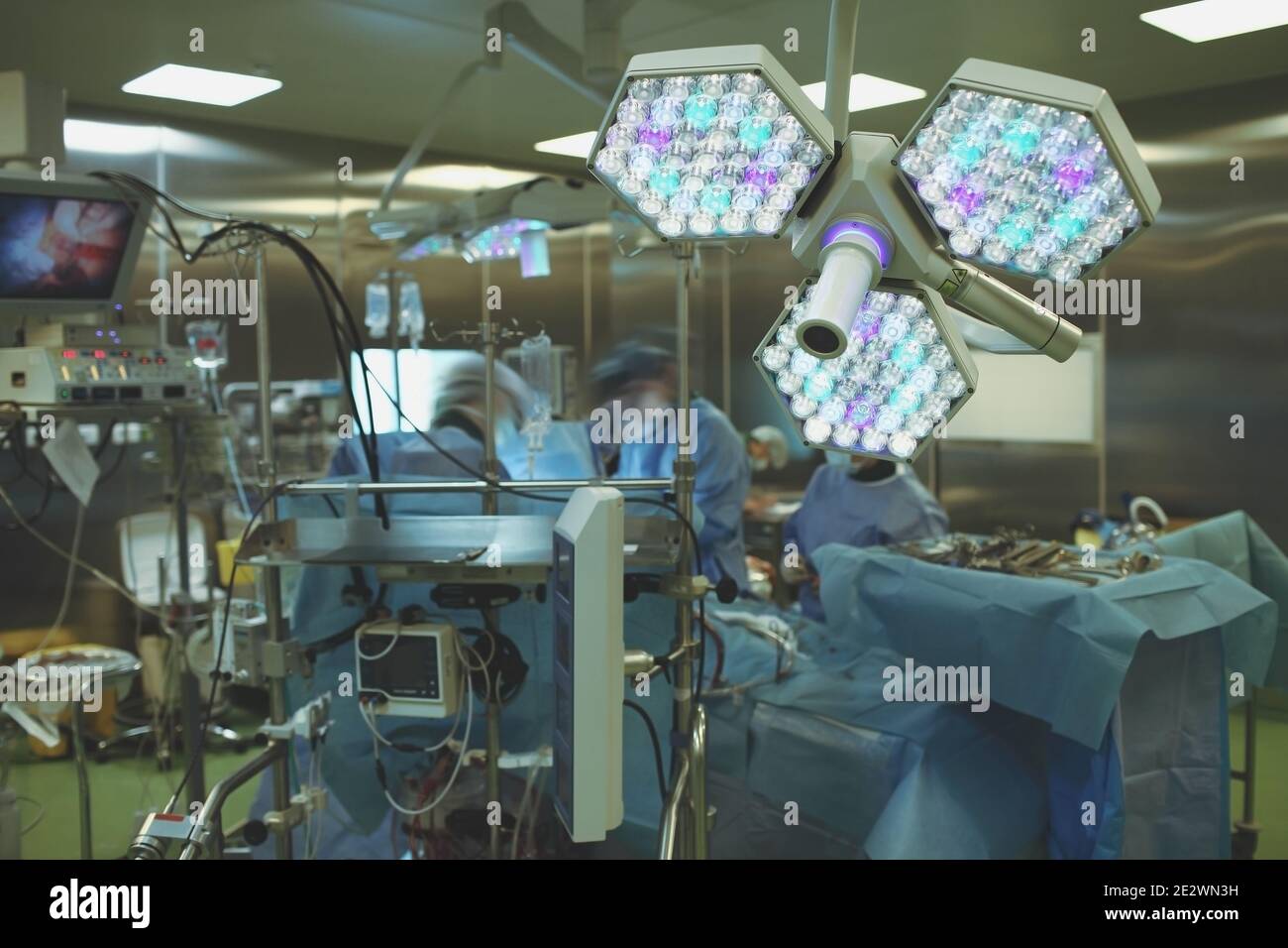 Technical support of surgical procedure Stock Photo Alamy