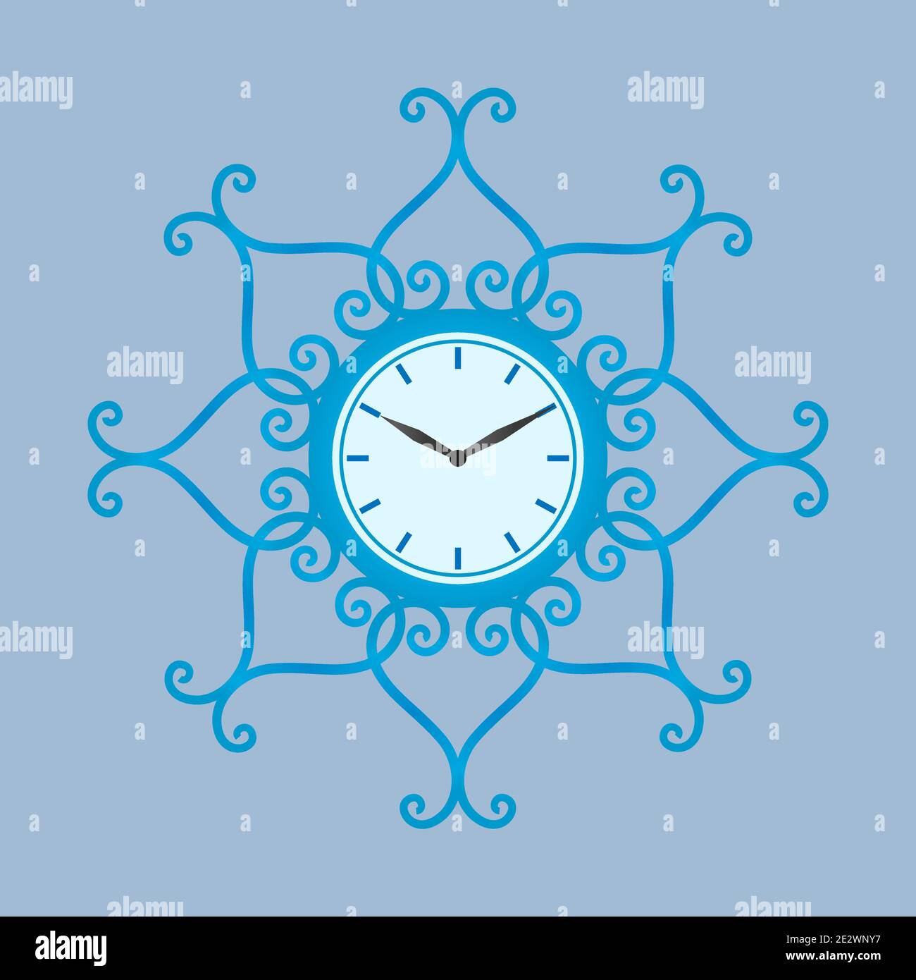 Creative clock design for wall clock, conceptual vector Stock Vector Image & Art Alamy