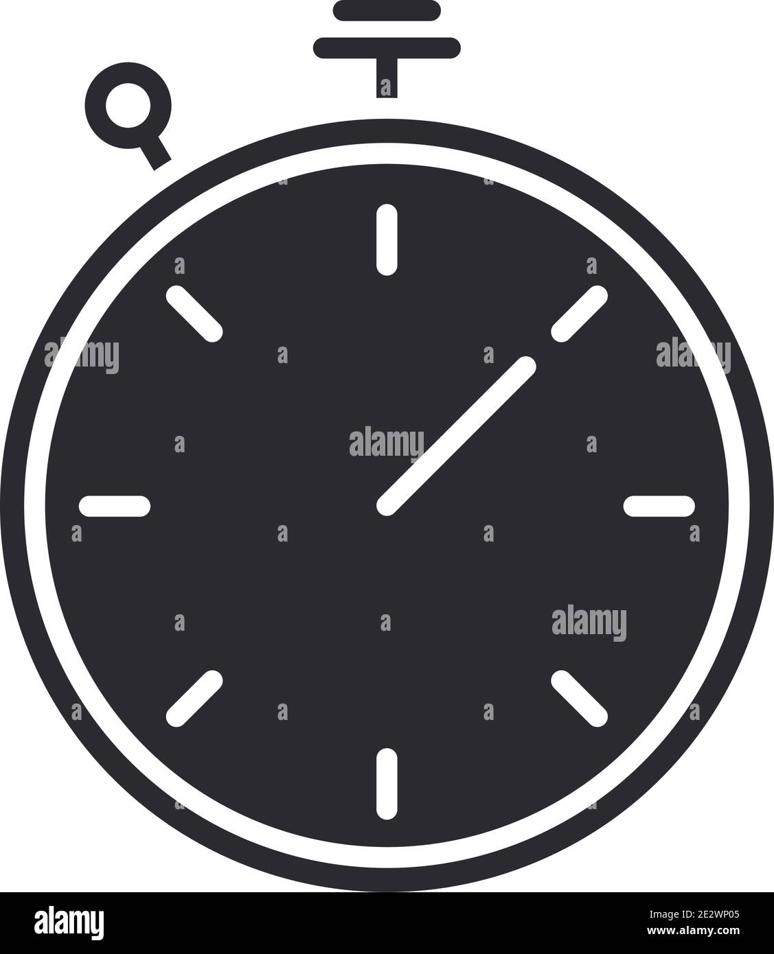 stopwatch time speed instrument silhouette style icon vector ...