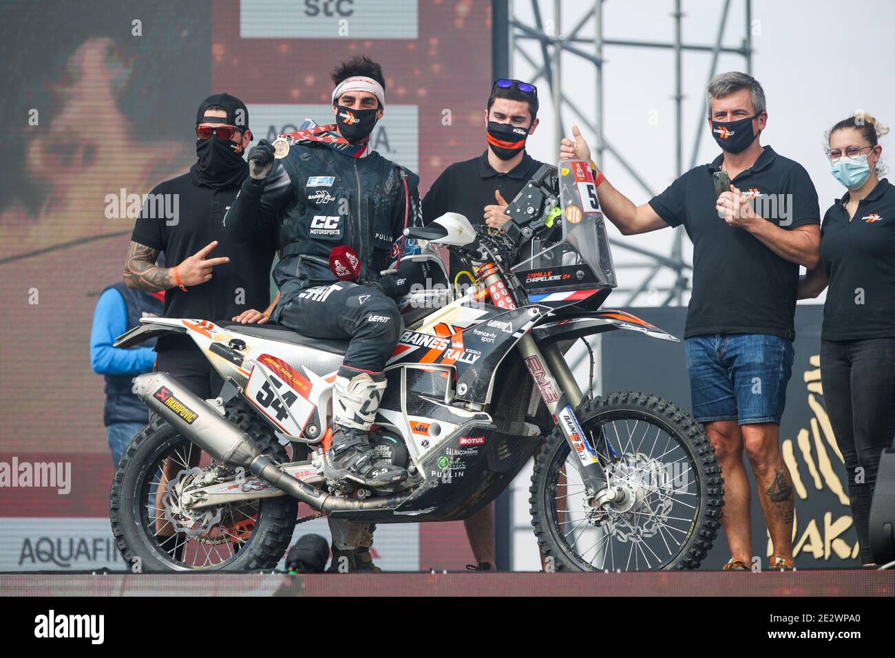 Chapeliere Camille (fra), KTM, Team Baines Rally, Moto, Bike, portrait ...