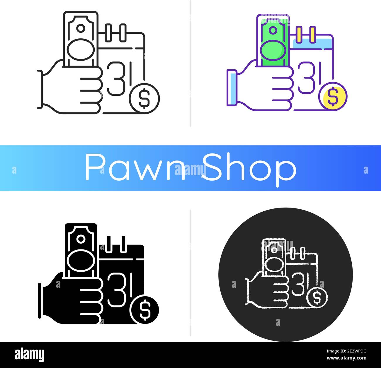 Payday loan icon Stock Vector