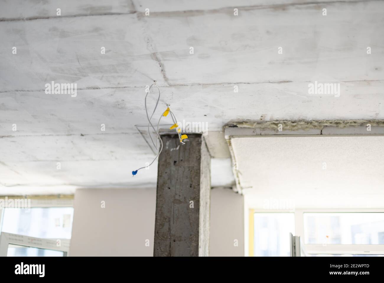 gypsum walls in apartment is under construction, remodeling, renovation