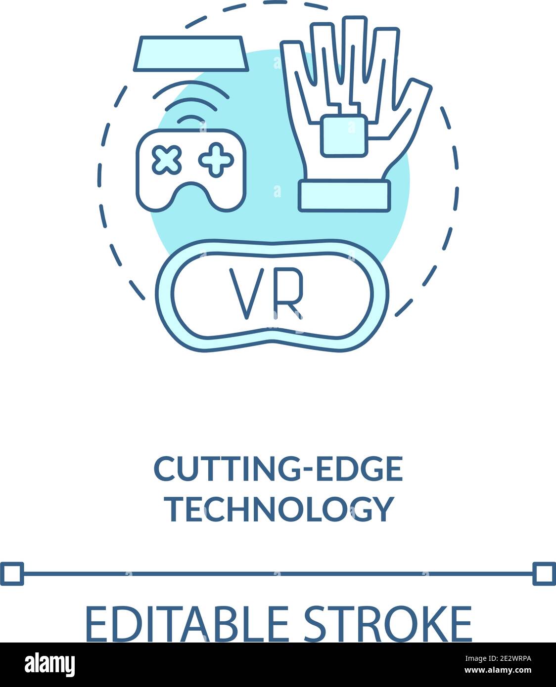 Cutting edge technology concept icon Stock Vector Image & Art - Alamy