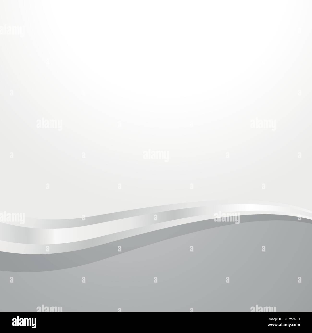 White vector background with wavy lines and dots - illustration Stock ...