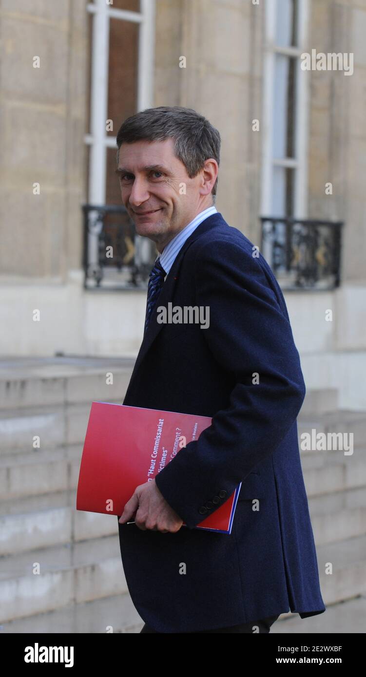 French National police director general Frederic Pechenard arrives for