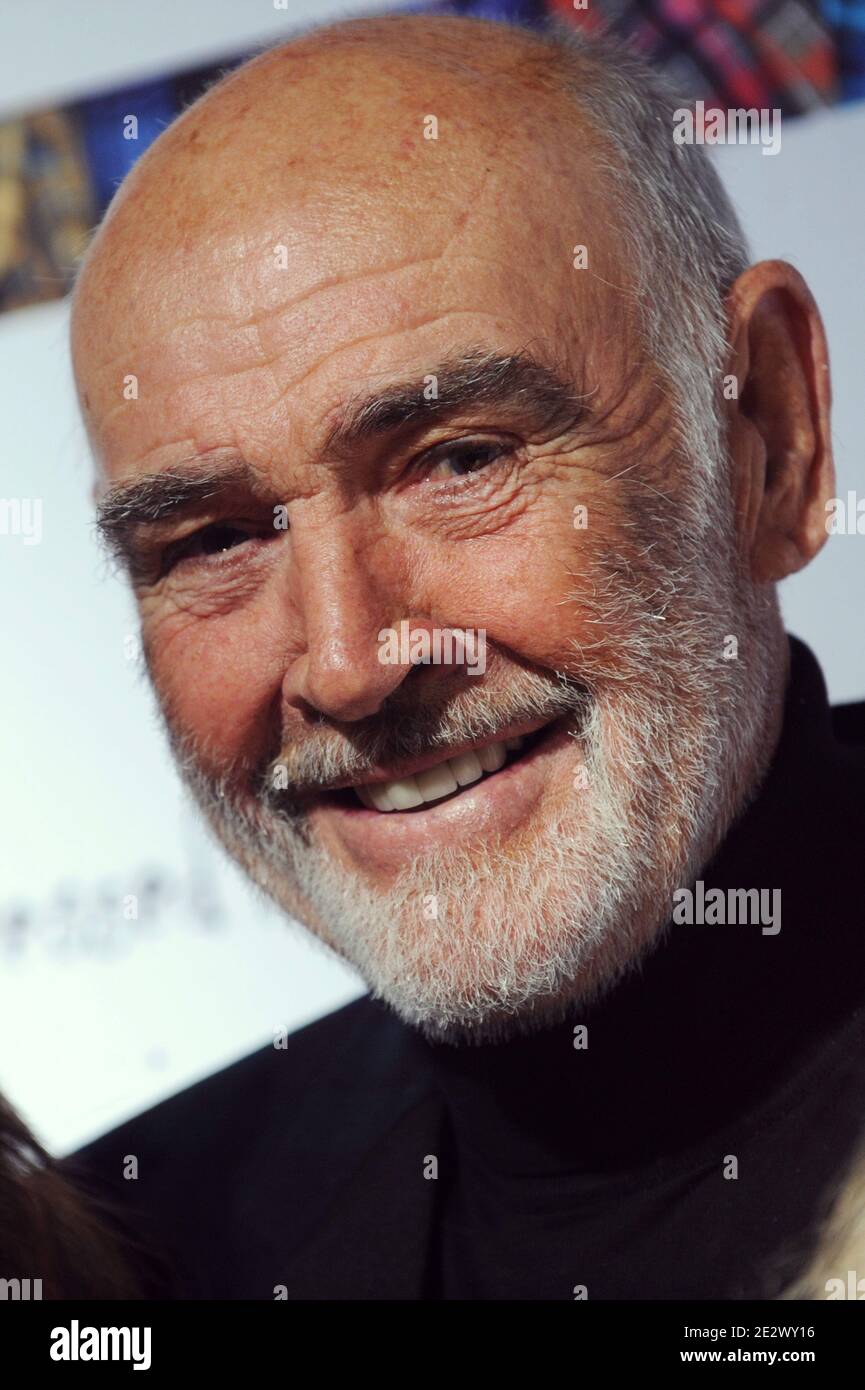 Sean Connery attends the 8th annual 'Dressed To Kilt' Charity Fashion Show presented by Glenfiddich at M2 Ultra Lounge in New York City, NY, USA on April 5, 2010. Photo by Mehdi Taamallah/ABACAPRESS.COM (Pictured: Sean Connery) Stock Photo