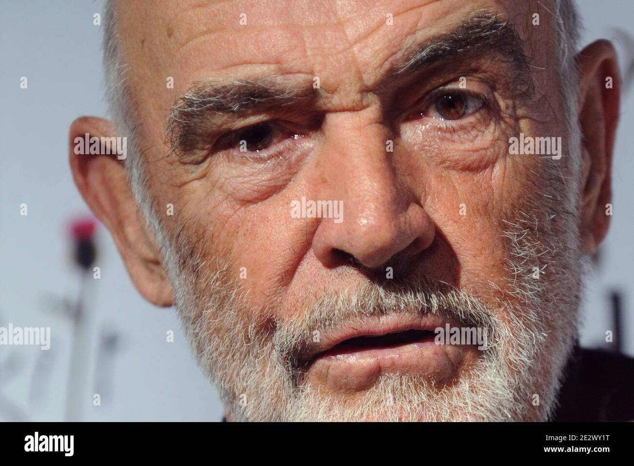 Sean Connery attends the 8th annual 'Dressed To Kilt' Charity Fashion Show presented by Glenfiddich at M2 Ultra Lounge in New York City, NY, USA on April 5, 2010. Photo by Mehdi Taamallah/ABACAPRESS.COM (Pictured: Sean Connery) Stock Photo