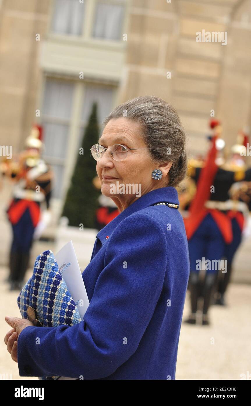 French Politician Simone Veil Is Pictured After A Working Lunch With French Politician Simone Veil Is Pictured After A Working Lunch With