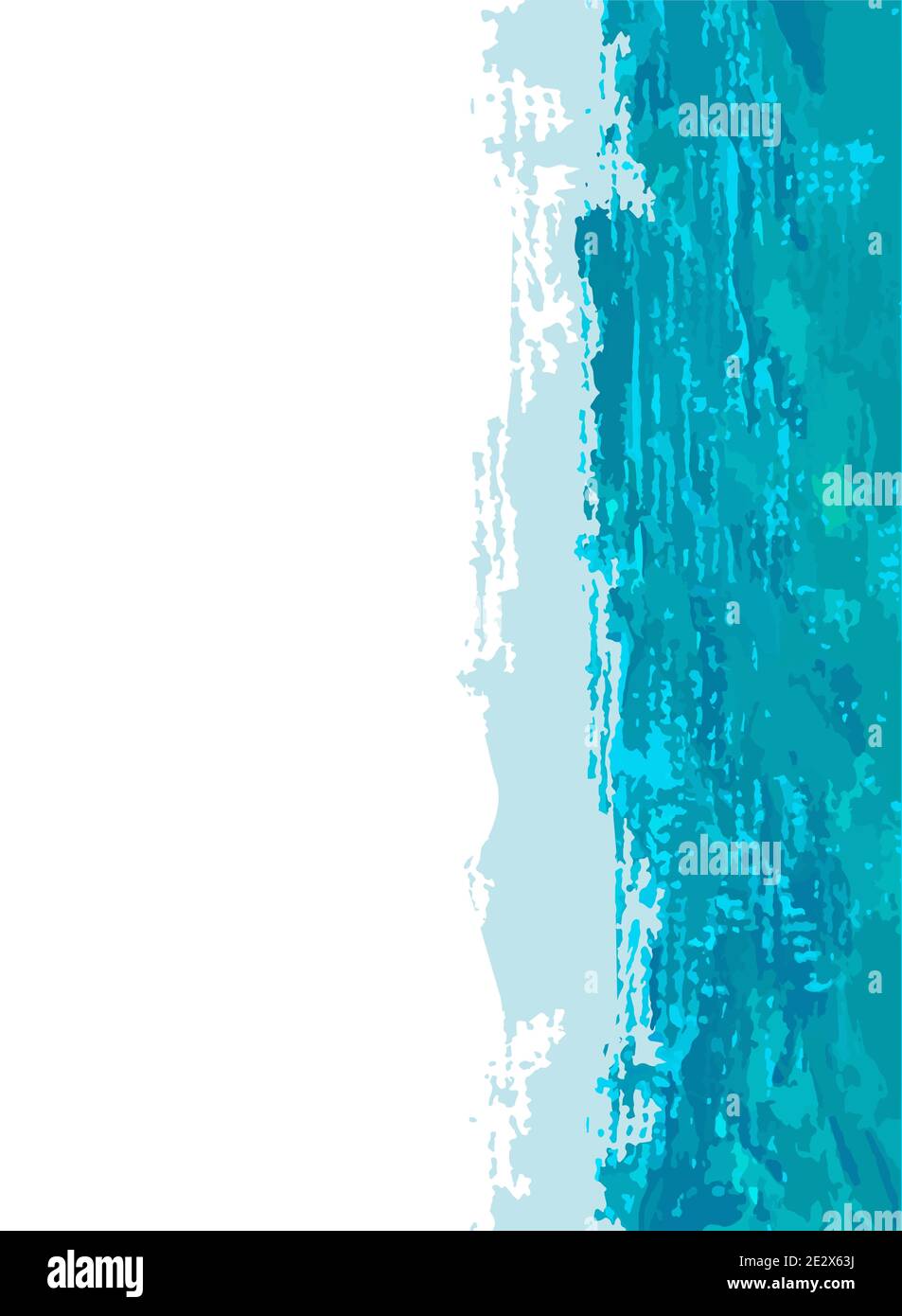 banner, abstract water background, blue with white. Vector illustration Stock Vector