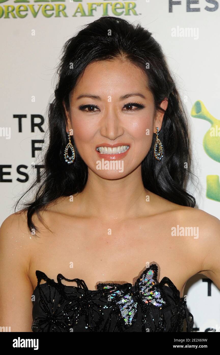 Kelly Choi arriving for the 2010 Tribeca Film Festival Opening night premiere of 'Shrek Forever After' at the Ziegfeld Theatre in New York City, NY, USA on April 21, 2010. Photo by Mehdi Taamallah/ABACAPRESS.COM Stock Photo