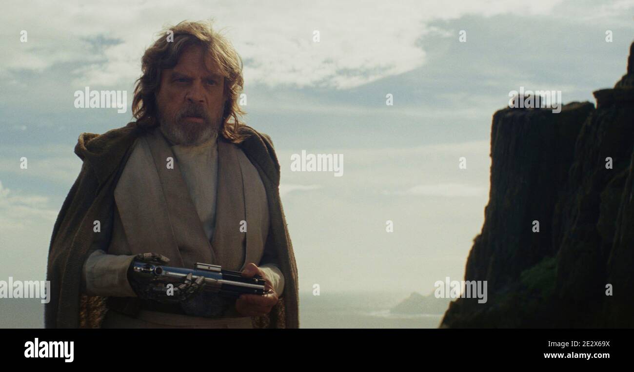 'Star Wars: The Last Jedi': Mark Hamill (Luke Skywalker) Stock Photo