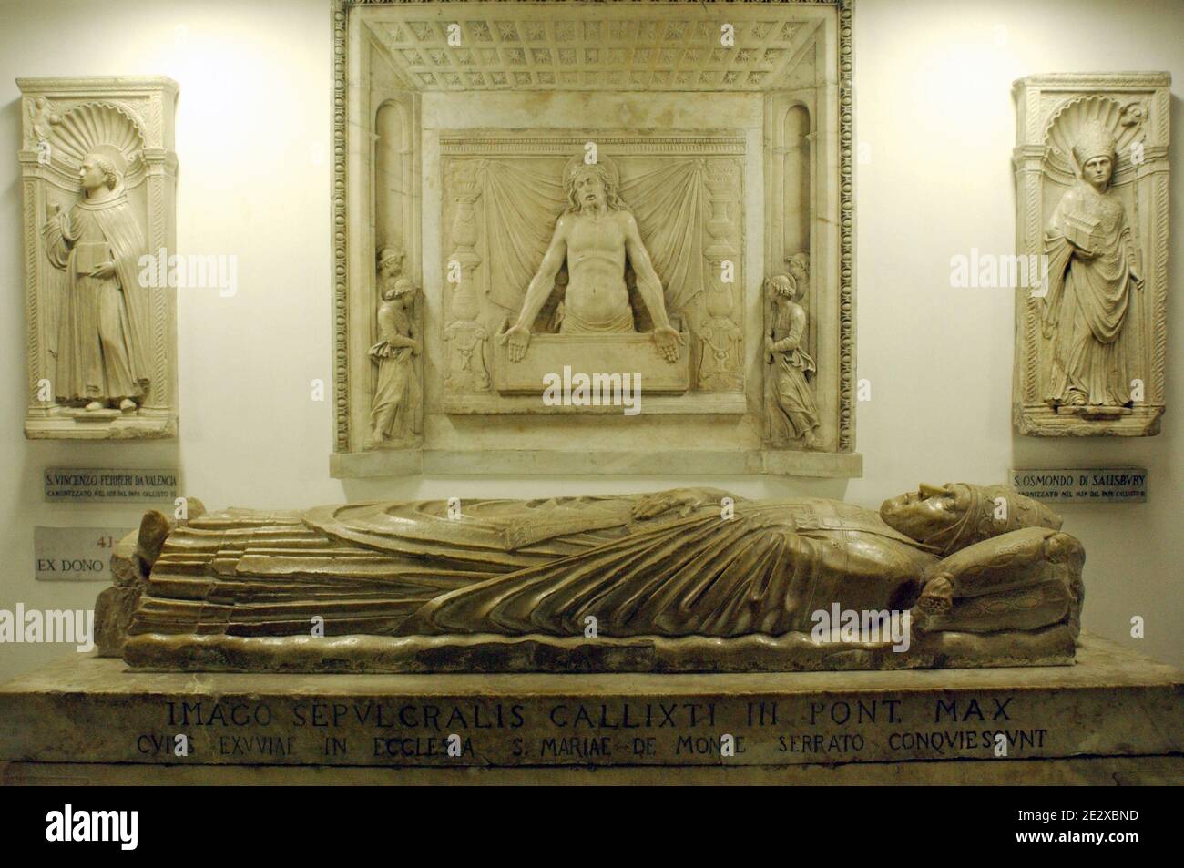 St Peter's tomb in the crypt of St. Peter's Basilica, resting