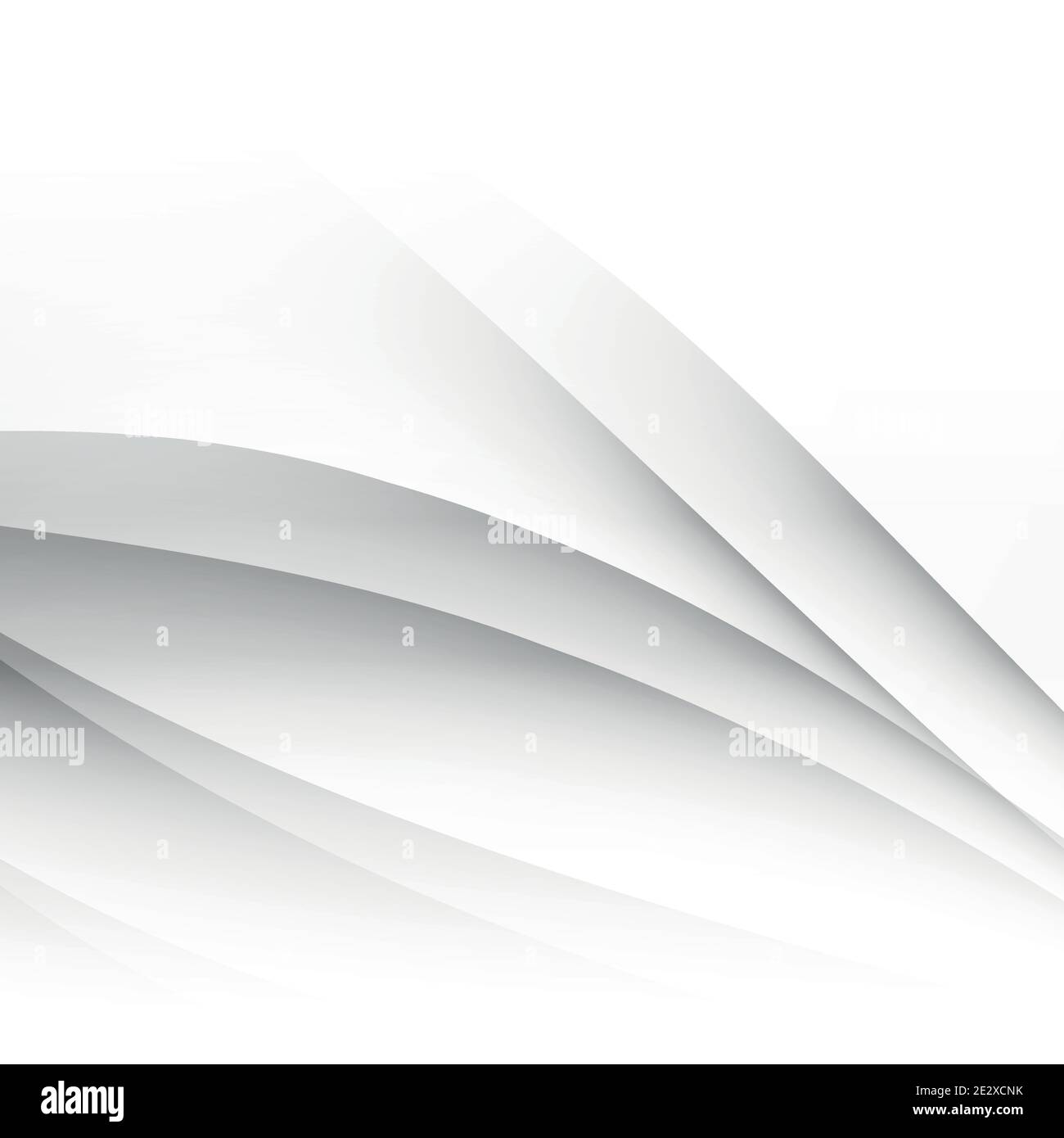 White vector background with wavy lines and dots - illustration Stock ...