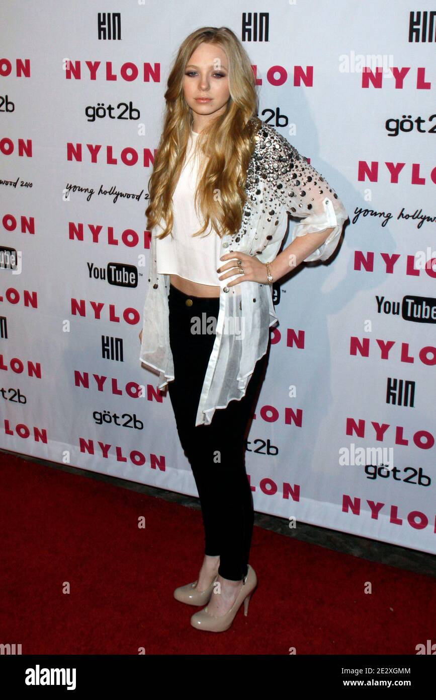 Portia Doubleday arriving for NYLON Magazine Young Hollywood Party held at Hollywood Roosevelt Hotel in Hollywood, CA, USA on May 12, 2010. Photo by Wade Blaine/ABACAPRESS.COM (Pictured: Portia Doubleday) Stock Photo