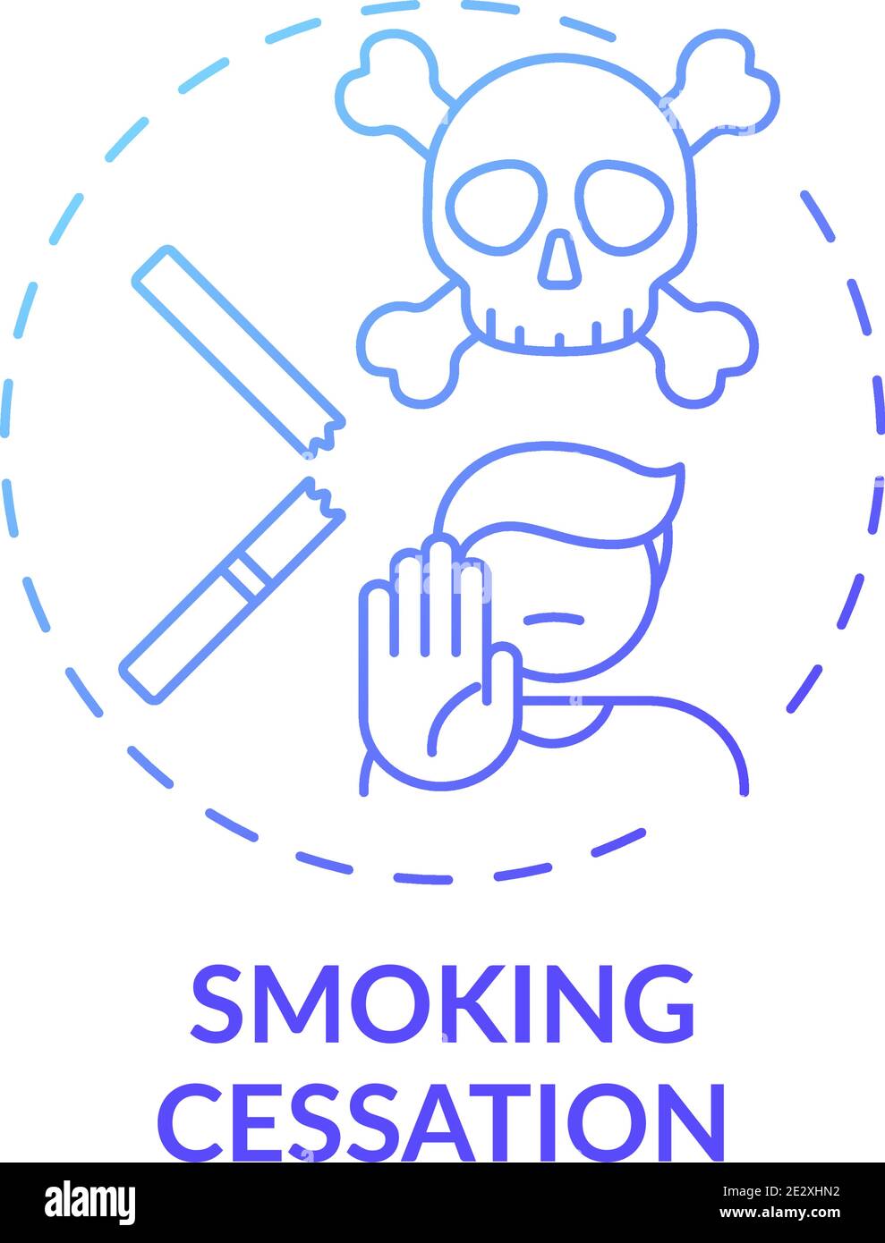 Smoking cessation illustration hires stock photography and images Alamy