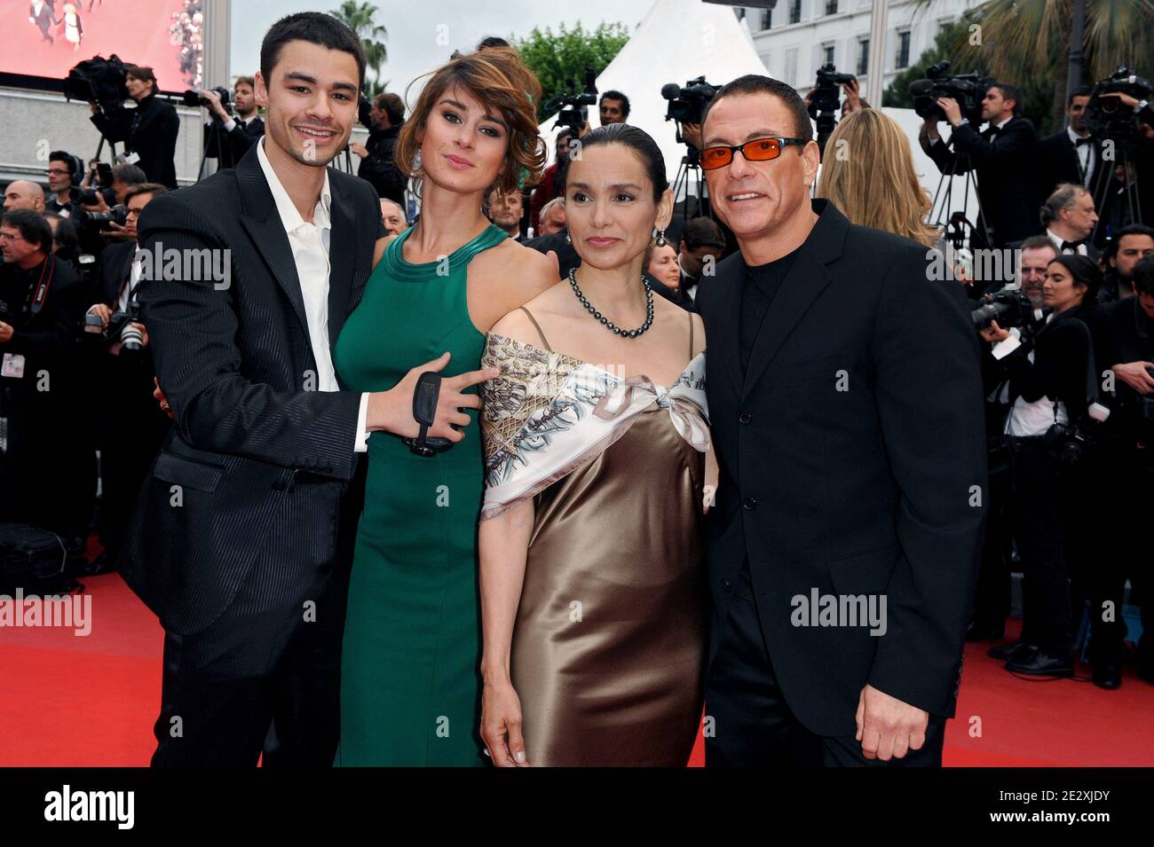 jean-claude-van-damme-and-his-family-hi-res-stock-photography-and