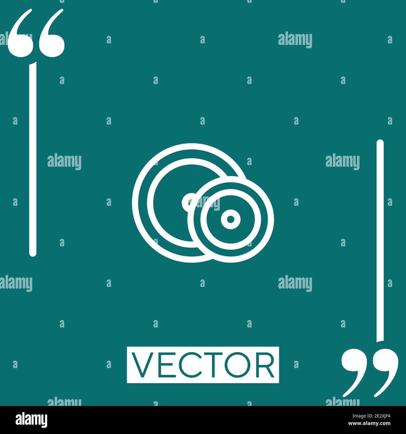 iron shoots vector icon Linear icon. Editable stroke line Stock Vector