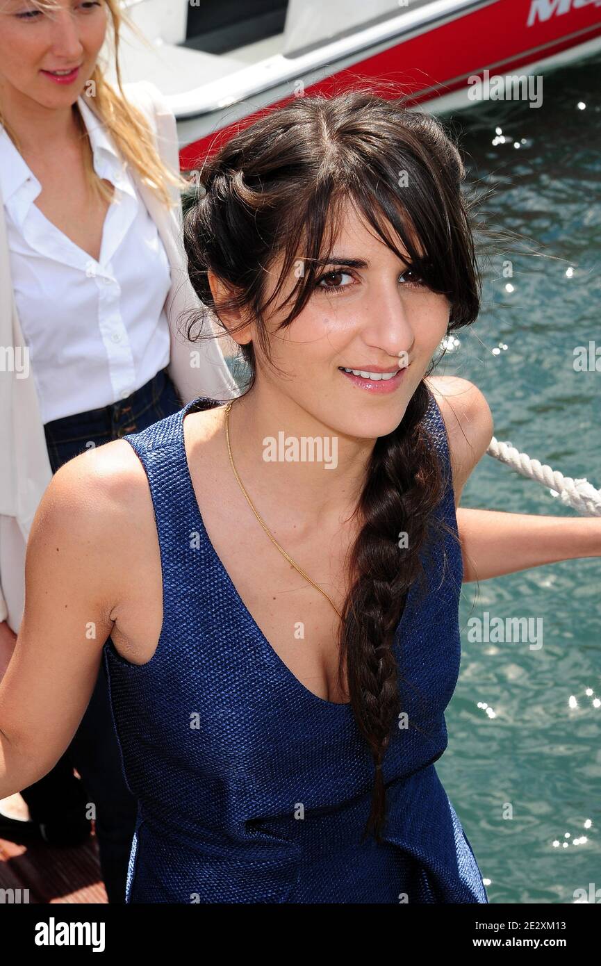 Geraldine Nakache attending 'Tout ce qui brille' Photocall on the beach of  the Majestic during the 63rd Annual Cannes Film Festival in Cannes, France  on May 16, 2010. Photo by Nicolas Briquet/ABACAPRESS.COM