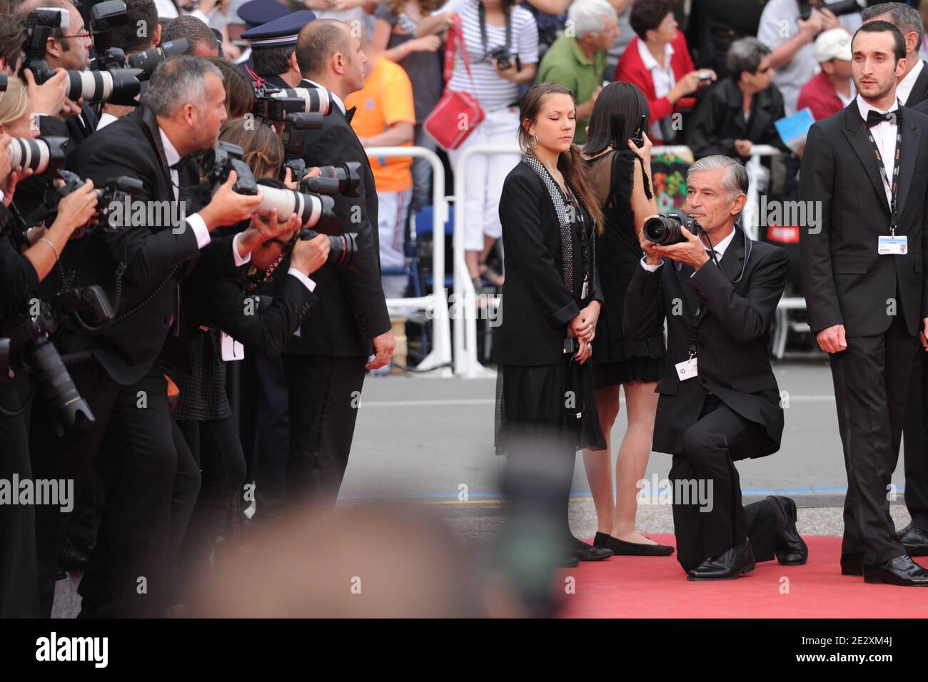 U.S. photojournalist James Nachtwey seen prior to the screening of 'La Princesse de Montpensier', in Cannes, south of France, on May 16, 2010, during the 63rd Film Festival. Photo by Ammar Abd Rabbo/ABACAPRESS.COM Stock Photo