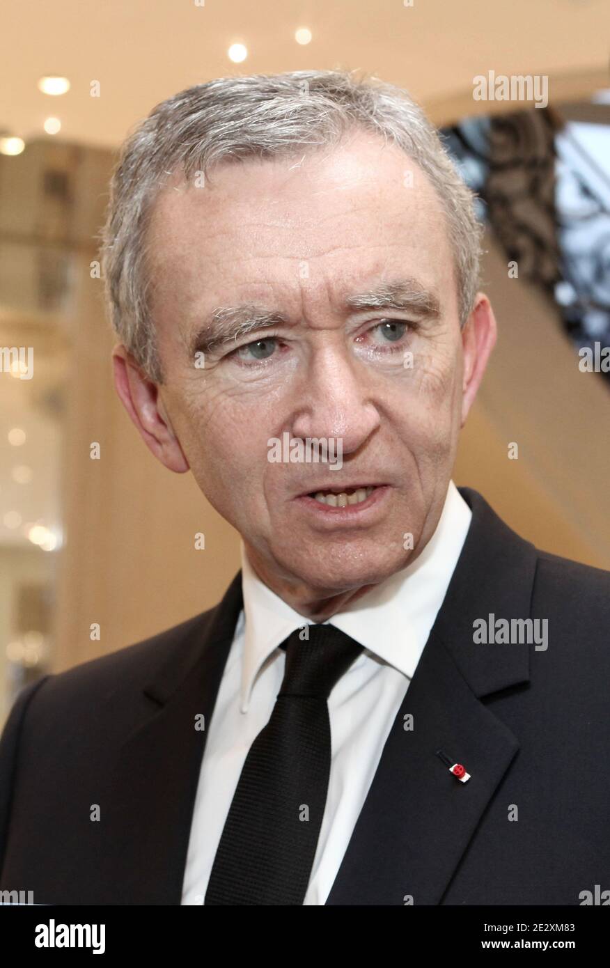 Bernard Arnault Ceo Lvmh Group His Editorial Stock Photo - Stock