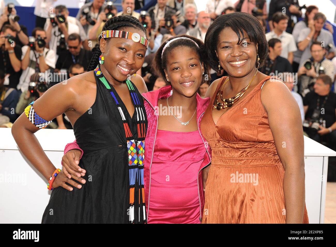 (L-R) Lerato Mvelase, Khomotso Manyaka and Harriet Manamela attending ...