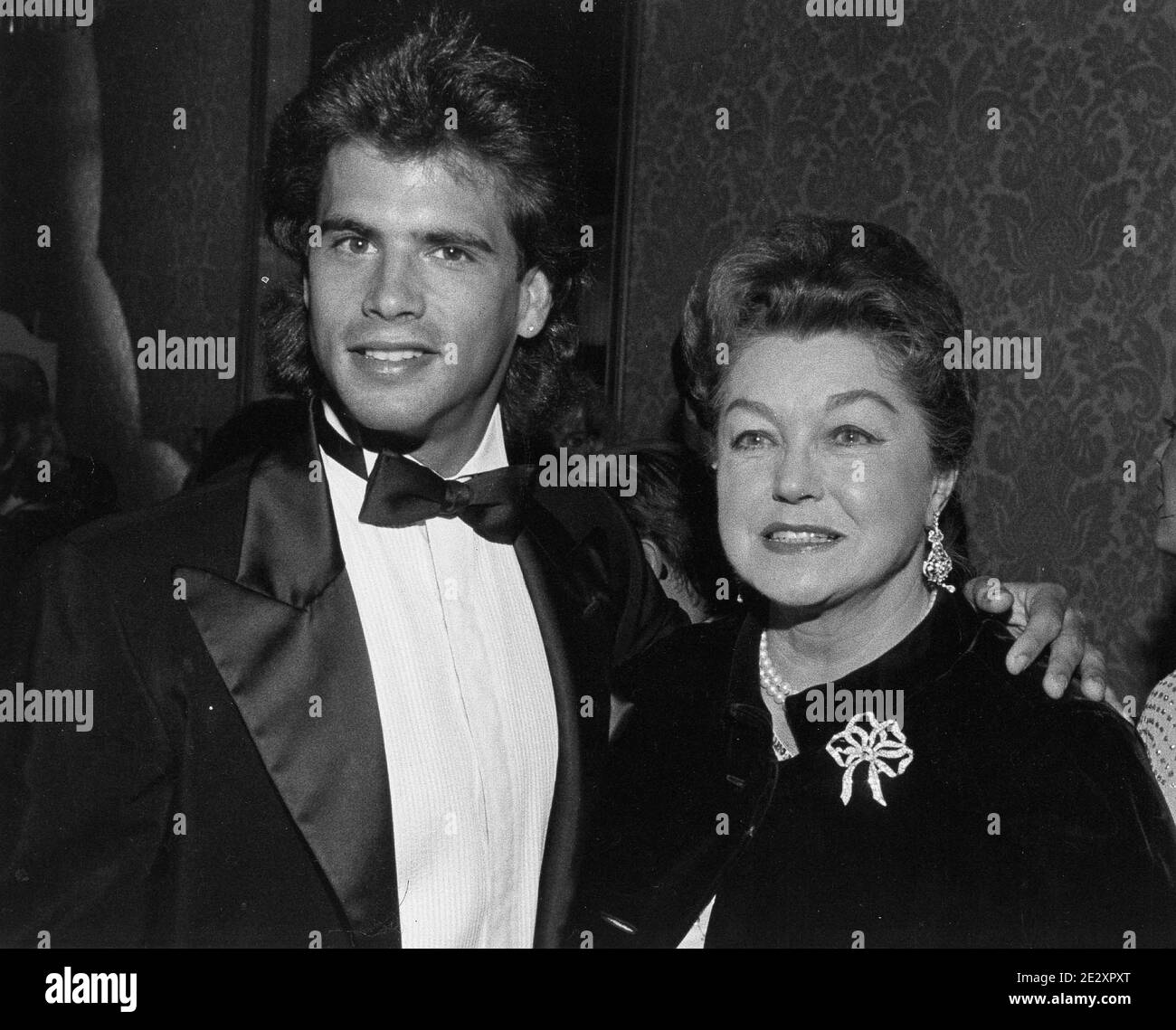 Esther Williams with Lorenzo Lamas Credit: Ralph Dominguez/MediaPunch ...