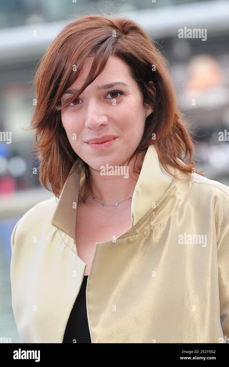 French actress Vanessa David posing prior to the screening of the movie