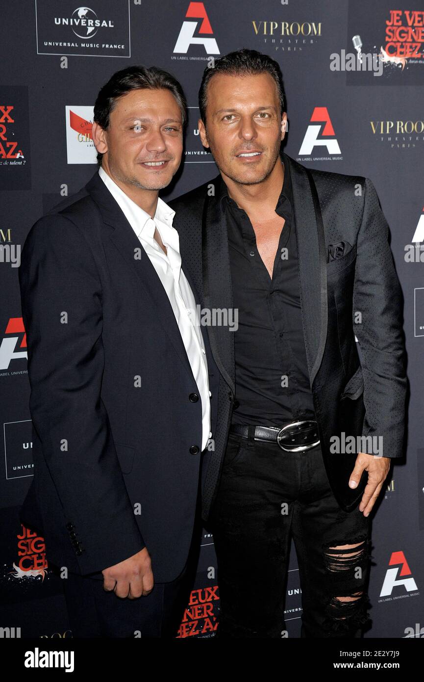Valery Zeitoun and Jean Roch attending the 'AZ Production' party held at  the VIP ROOM Theater in Paris, France on June 3, 2010. Photo by Giancarlo  Gorassini/ABACAPRESS.COM Stock Photo - Alamy