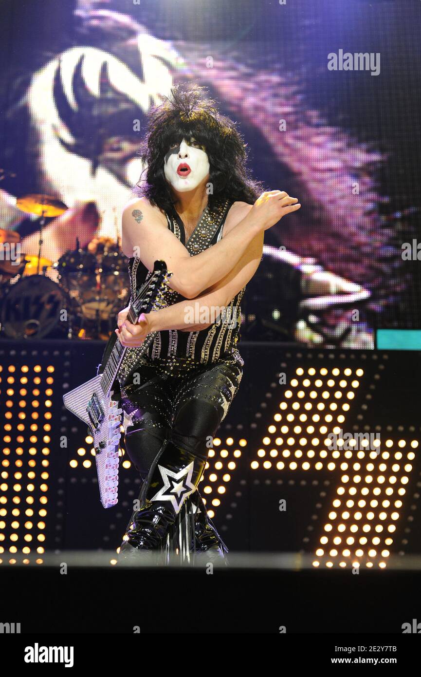 Kiss performs in Geneva, Switzerland on May 17, 2010. Photo by  Loona/ABACAPRESS.COM Stock Photo - Alamy